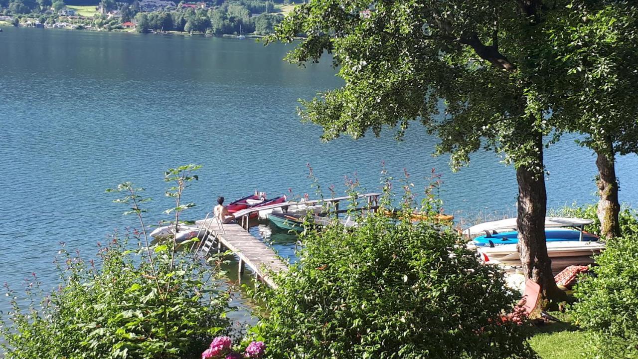 Anna Seeblick Appartement, Haus Haensel&Gretel Am Ossiachersee Mit Direktem Seezugang, Hallenbad 博登斯多夫 外观 照片