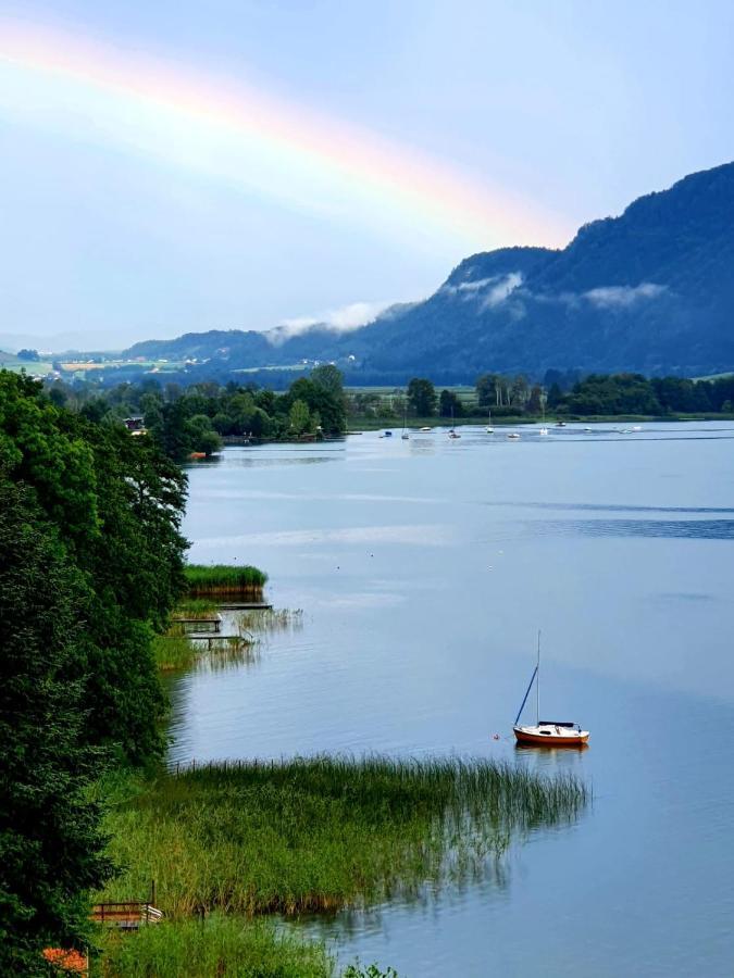 Anna Seeblick Appartement, Haus Haensel&Gretel Am Ossiachersee Mit Direktem Seezugang, Hallenbad 博登斯多夫 外观 照片