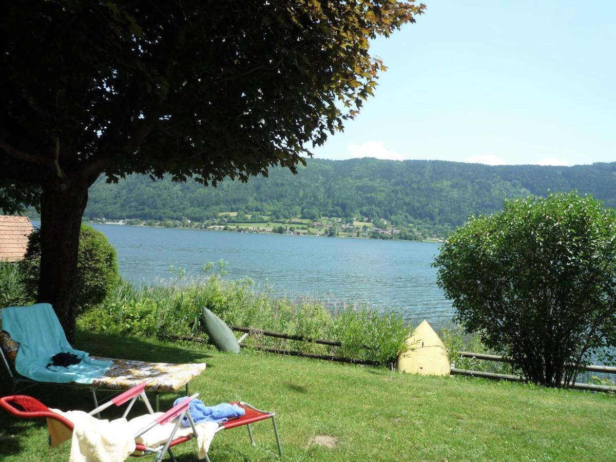 Anna Seeblick Appartement, Haus Haensel&Gretel Am Ossiachersee Mit Direktem Seezugang, Hallenbad 博登斯多夫 外观 照片