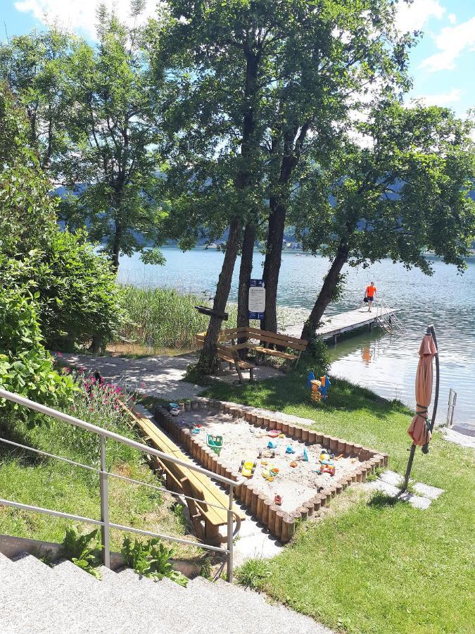 Anna Seeblick Appartement, Haus Haensel&Gretel Am Ossiachersee Mit Direktem Seezugang, Hallenbad 博登斯多夫 外观 照片